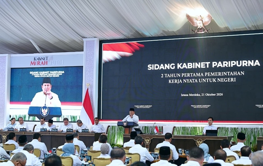 Prabowo Pimpin Sidang Kabinet Dua Tahun Pemerintahan, Ingatkan Pentingnya Kekompakan dan Kerja Nyata