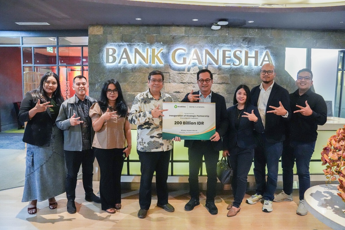 Perluas Pembiayaan Inklusif bagi UMKM, KrediOne Jalin Kerja Sama Strategis dengan Bank Ganesha 
