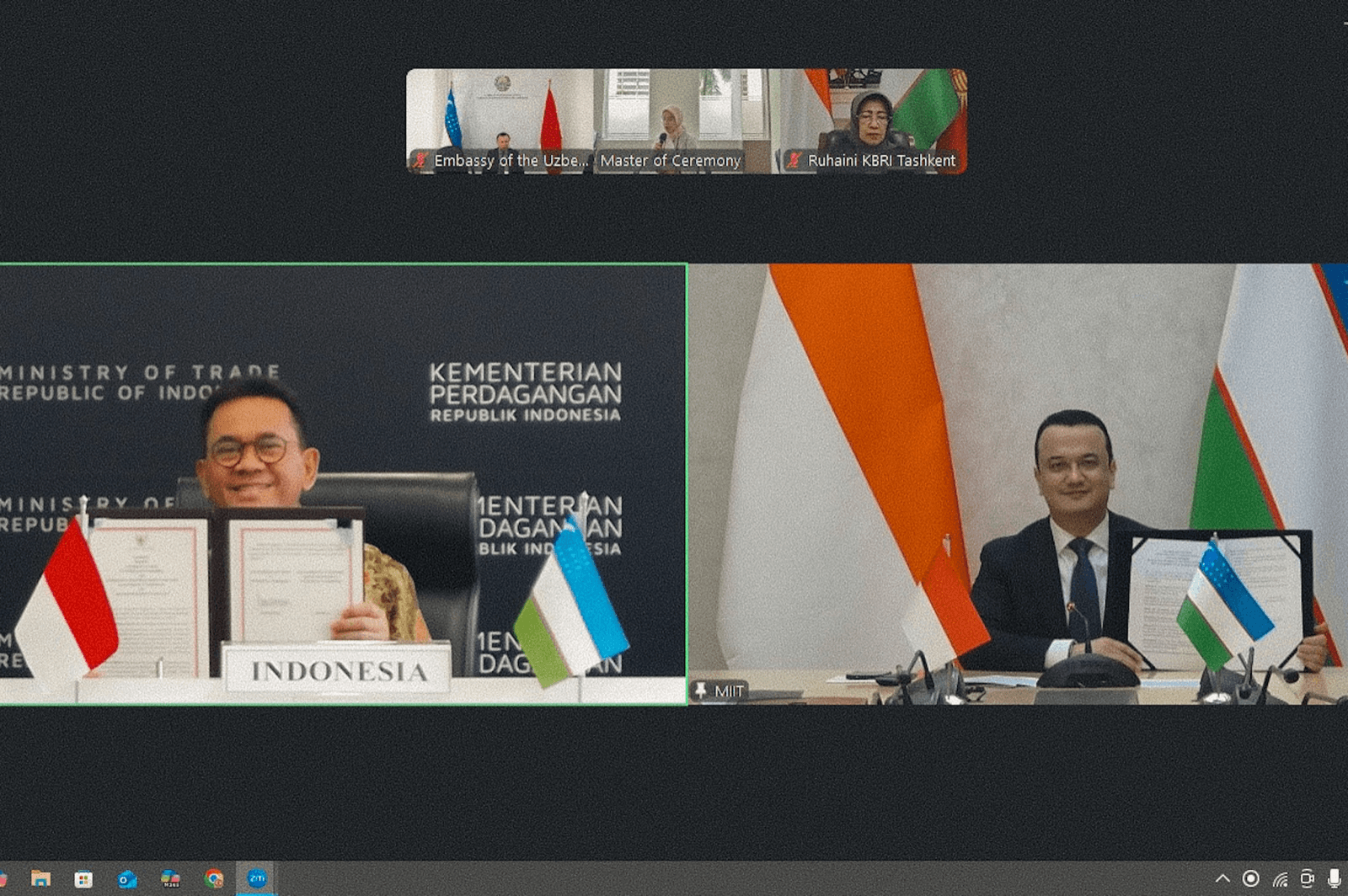 RI–Uzbekistan Resmi Mulai Perundingan FTA, Perdagangan Naik 48,9 Persen