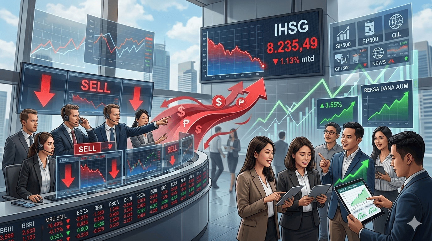 Net Sell Asing Masih Tinggi, Apa Dampaknya ke IHSG dan Investor Ritel?