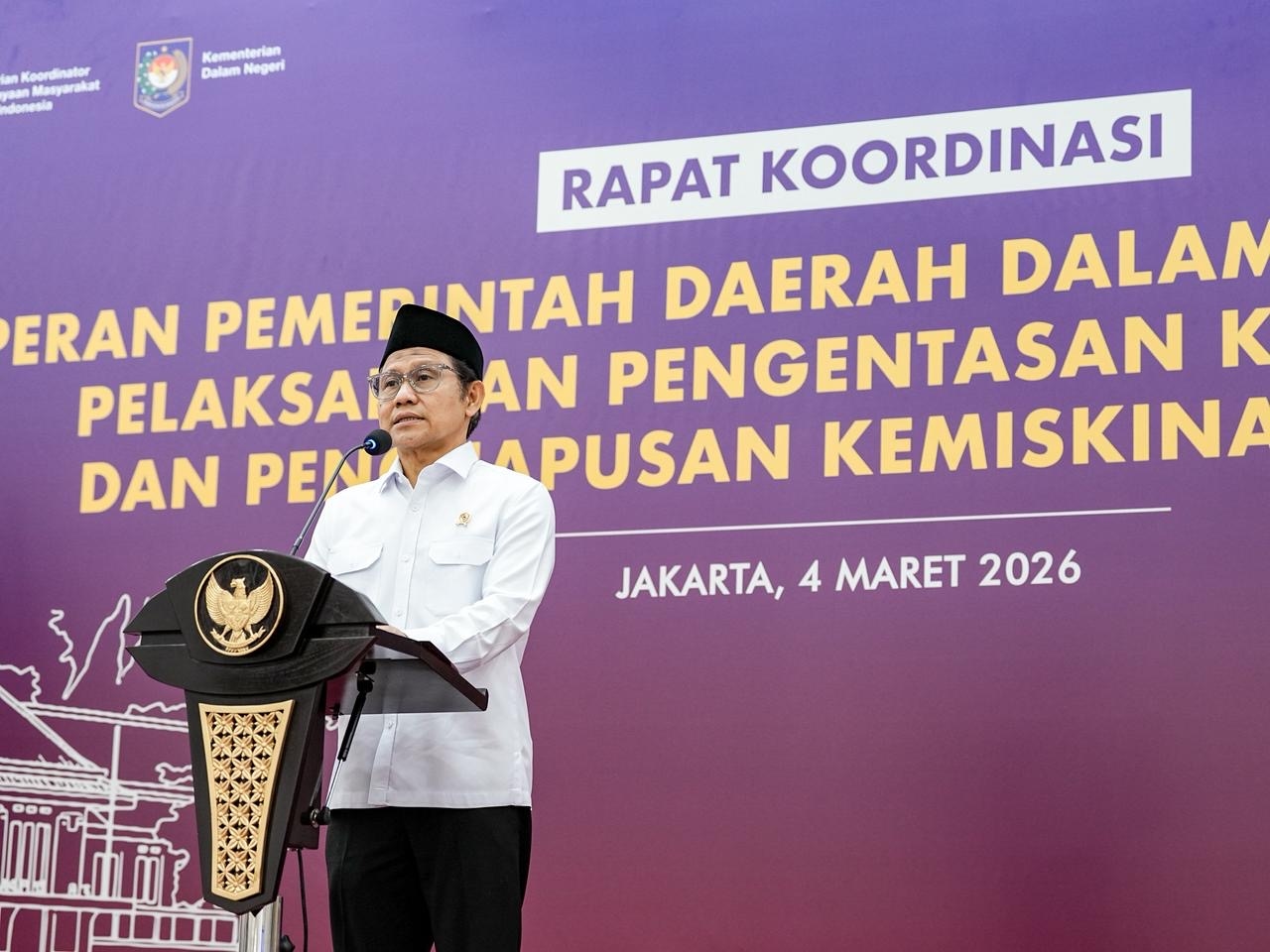 Menko PM: Keberhasilan Pengentasan Kemiskinan Bergantung pada Komitmen Pemda