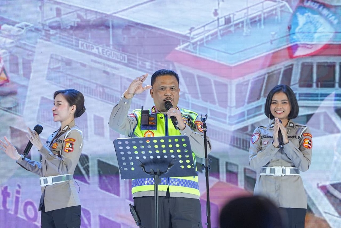 Lewat Lagu, Kakorlantas Kampanye Keselamatan Mudik Aman Keluarga Bahagia