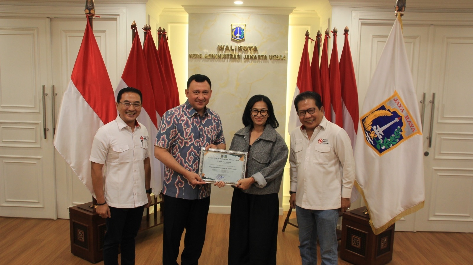 Perkuat TJSL, JIP Raih Penghargaan Bulan Dana PMI Jakarta Utara 2025