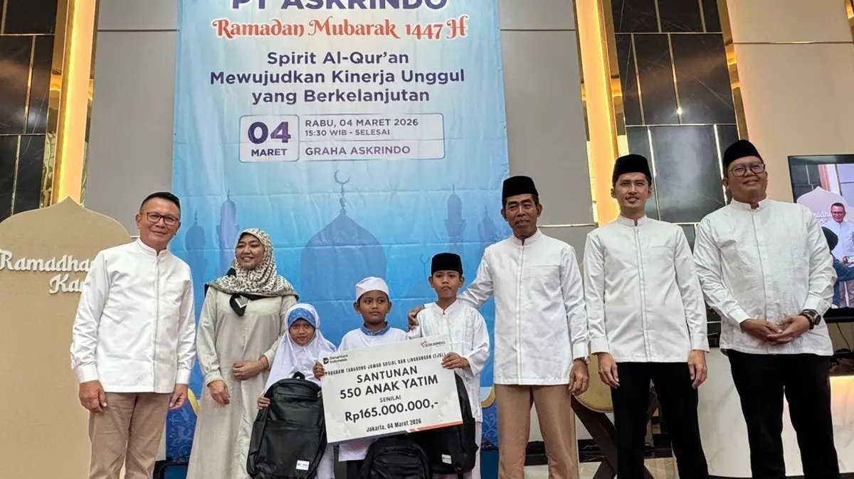 Ramadan 1447 H, Askrindo Santuni 550 Anak Yatim