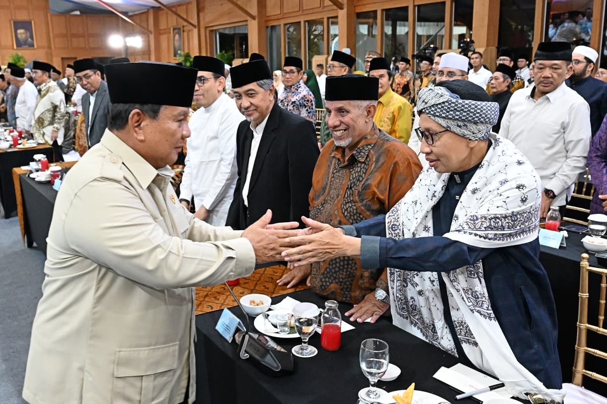 Bertemu Ulama di Istana, Prabowo Beberkan Strategi Diplomasi Indonesia untuk Perdamaian Palestina