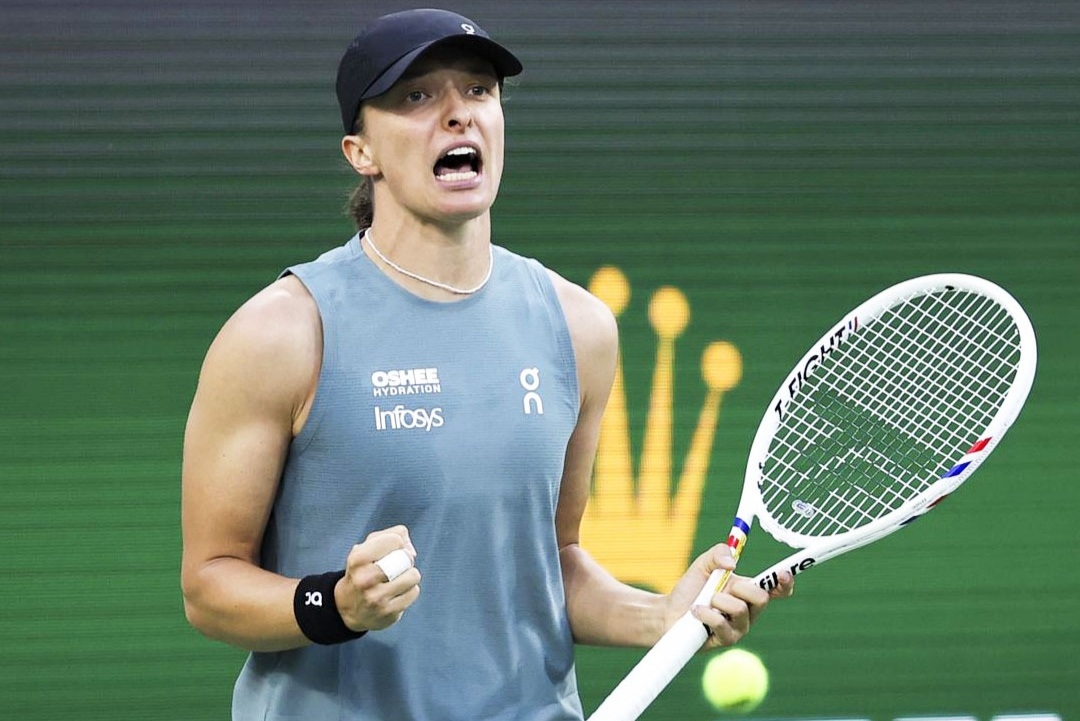 Indian Wells: Iga Swiatek Mengamuk! Gilas Karolina Muchova untuk Segel Perempat Final