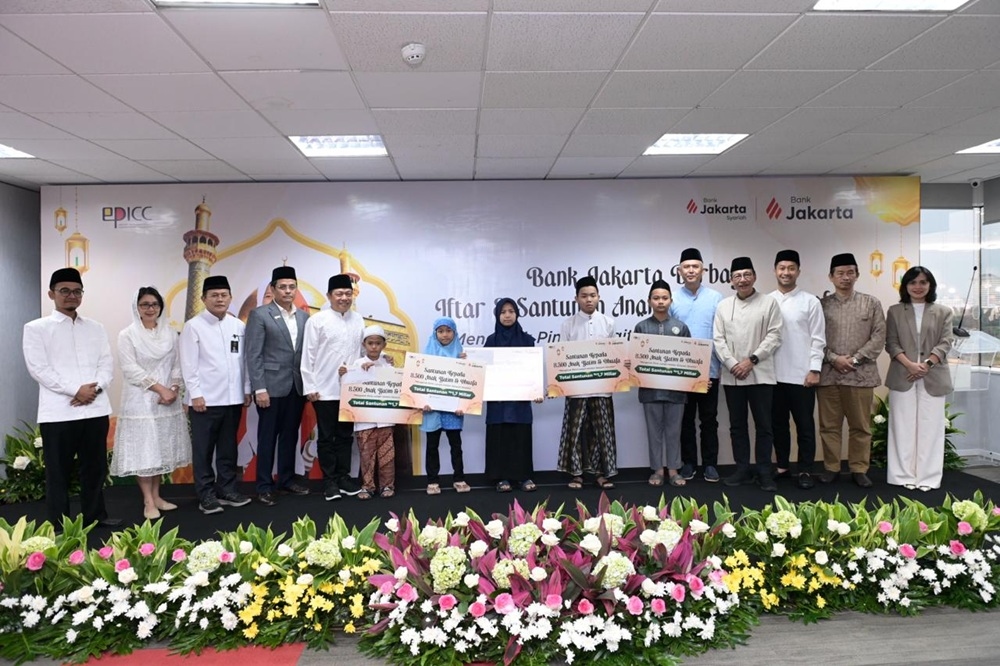 Bank Jakarta Santuni Ribuan Anak Yatim dan Duafa, Tebar Berkah Ramadan hingga Hadirkan Posko Mudik