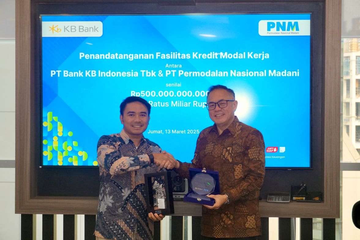 KB Bank Salurkan Pembiayaan Rp500 Miliar ke PNM, Perluas Akses Modal ke UMKM