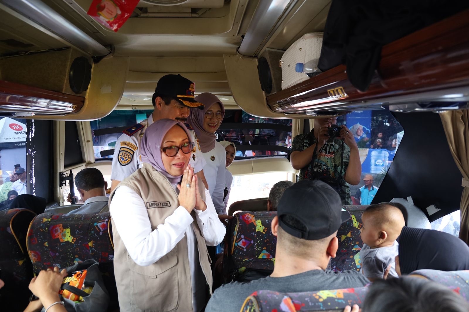 Menteri PPPA Tinjau Kesiapan Transportasi Ramah Perempuan dan Anak Jelang Mudik Lebaran