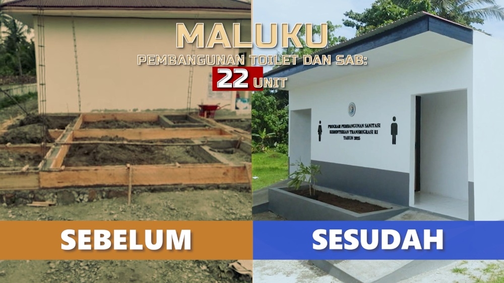Pemerintah Kebut Pembangunan Infrastruktur Pendidikan di Daerah Transmigrasi, 454 Toilet dan 478 Sekolah Diperbaiki