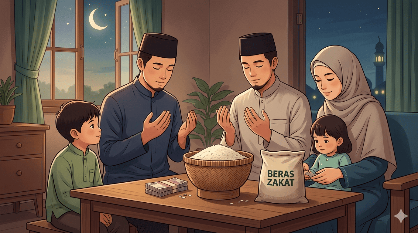 Niat Zakat Fitrah Lengkap: Bacaan Arab, Latin, Arti untuk Diri & Keluarga