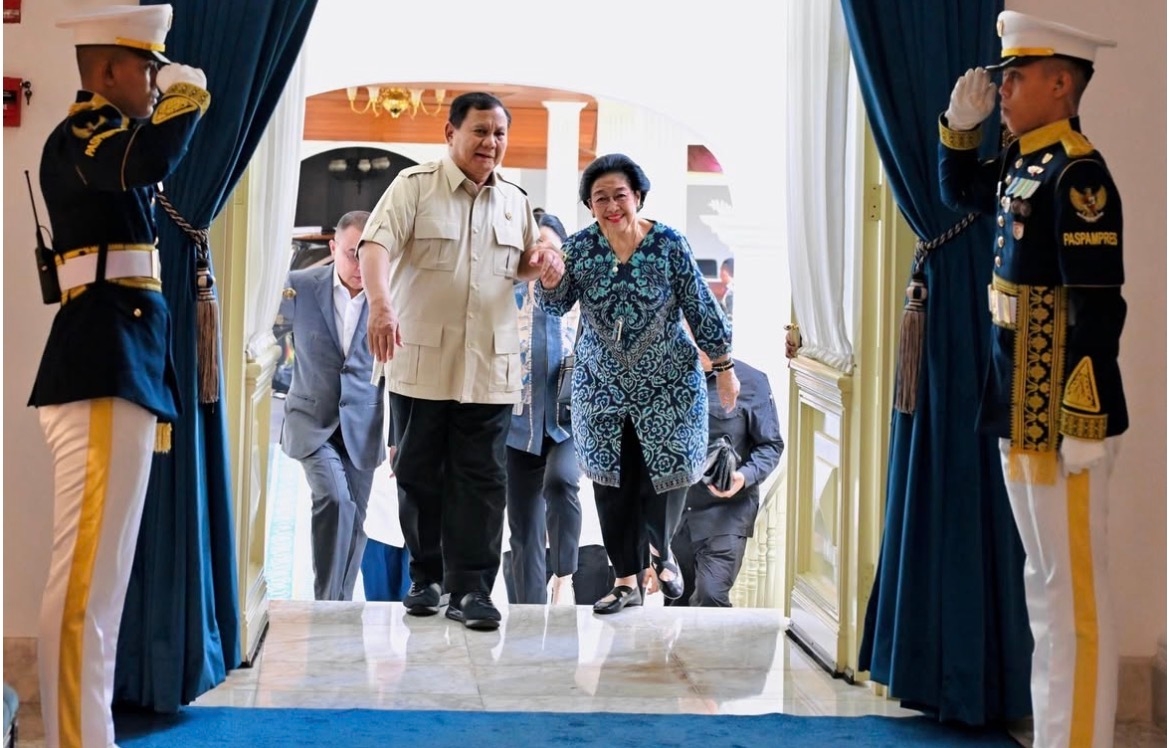 Prabowo-Megawati Silaturahmi di Istana, PDIP: Pertemuan Teman Lama Sarat Nuansa Kebangsaan