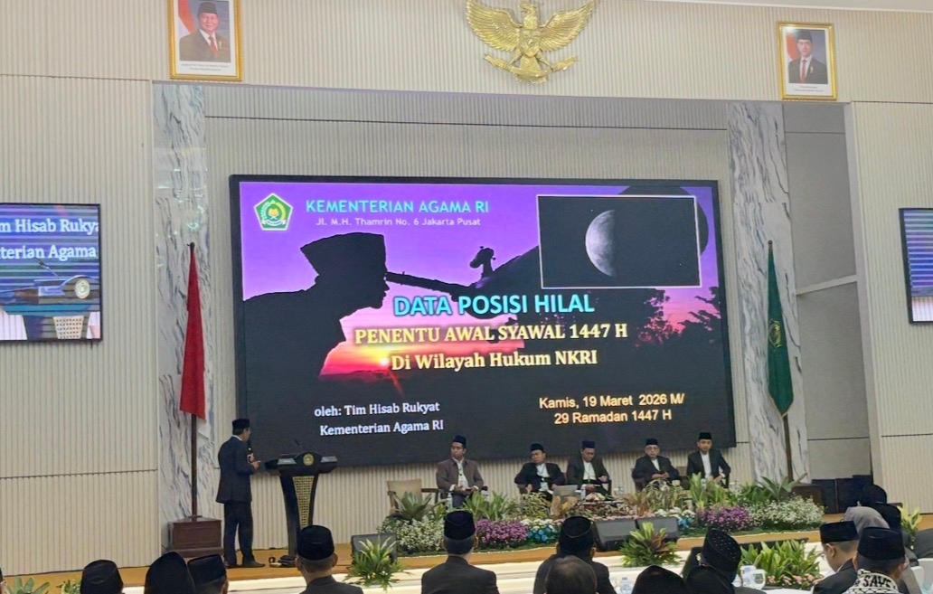Kemenag: Posisi Hilal Belum Penuhi Kriteria, Idulfitri Berpotensi 21 Maret 2026