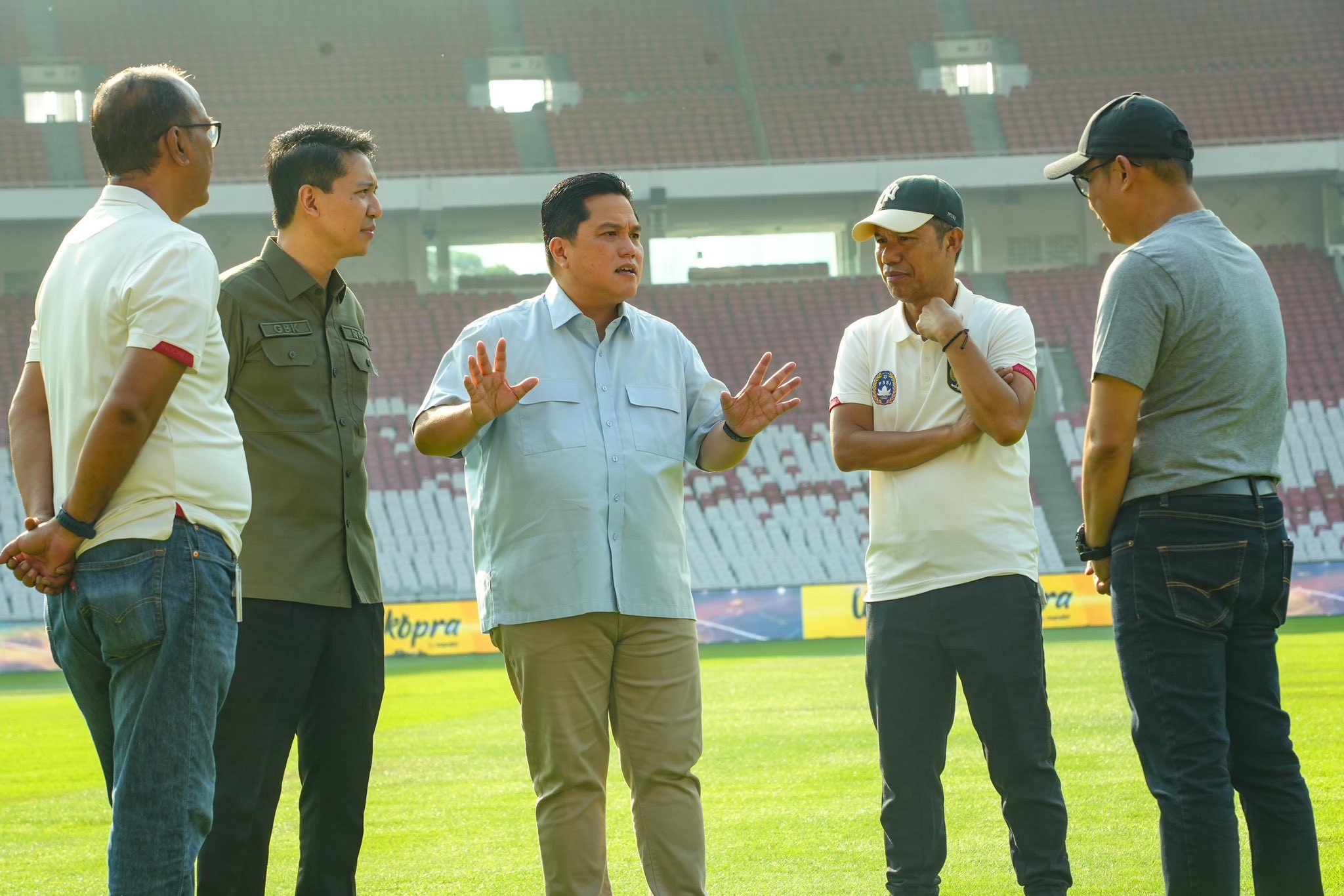 FIFA Series: GBK Siap, Erick Thohir Ingin Indonesia Tunjukkan Kemampuan Tuan Rumah yang Baik