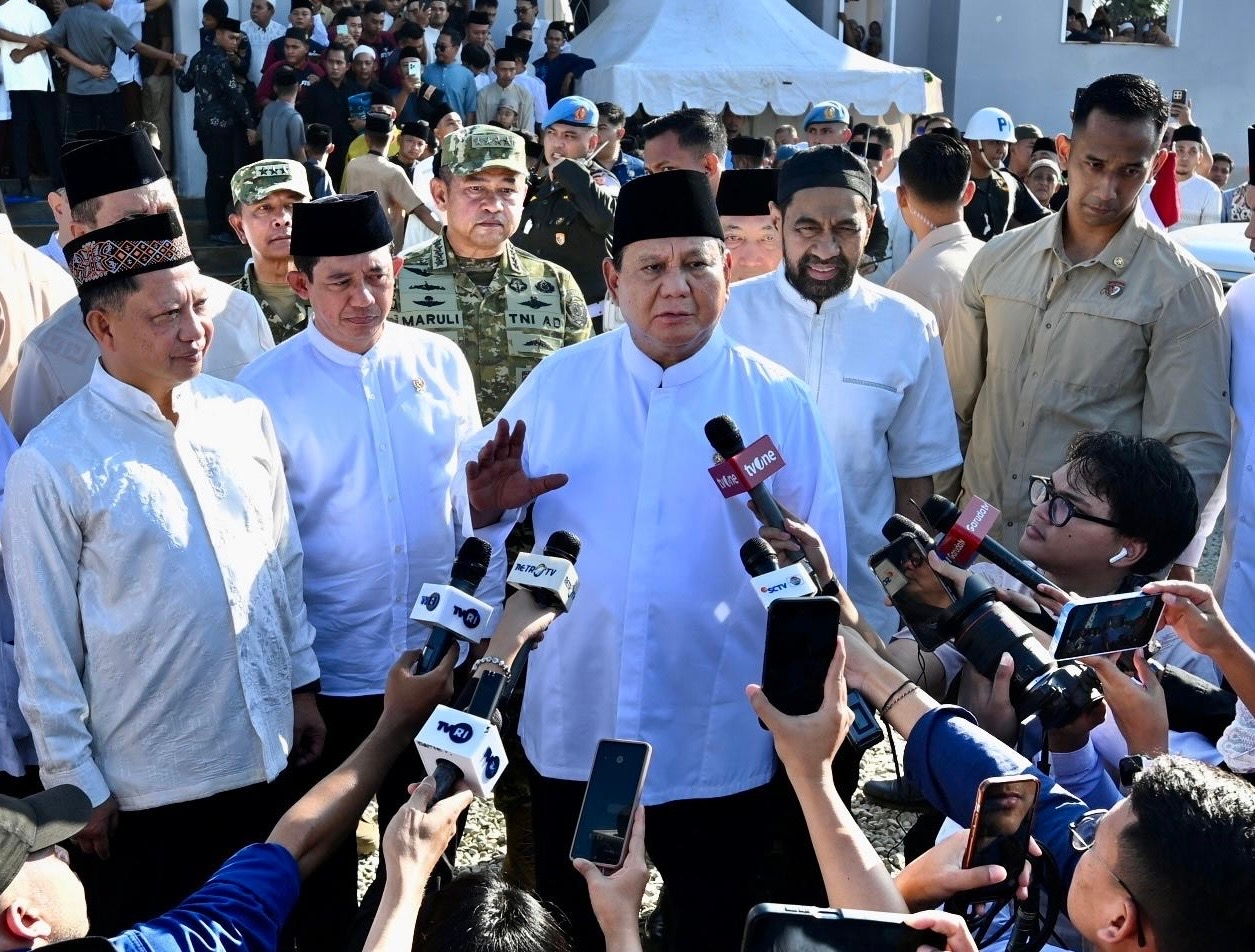 Prabowo: Pemulihan Pascabencana di Aceh Tamiang Hampir Rampung