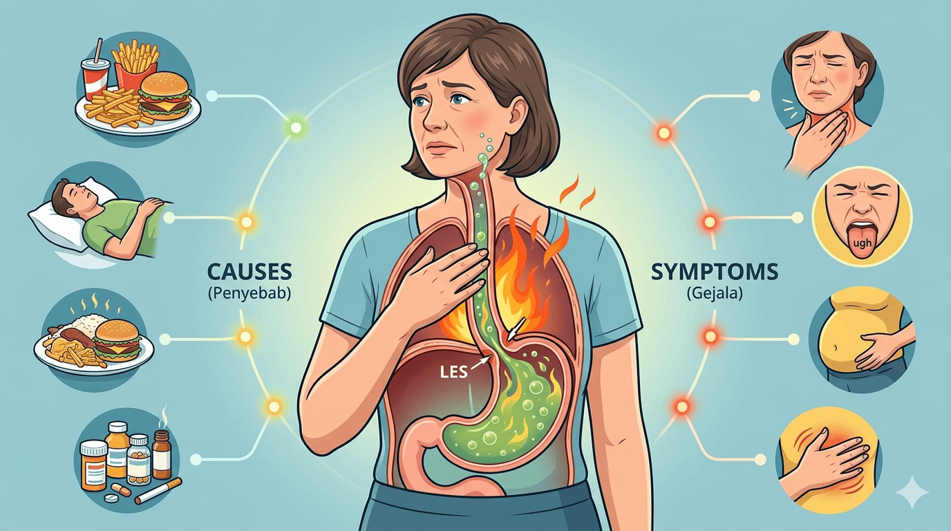 Apa Itu GERD? Kenali Gejala, Penyebab, dan Cara Mengatasinya