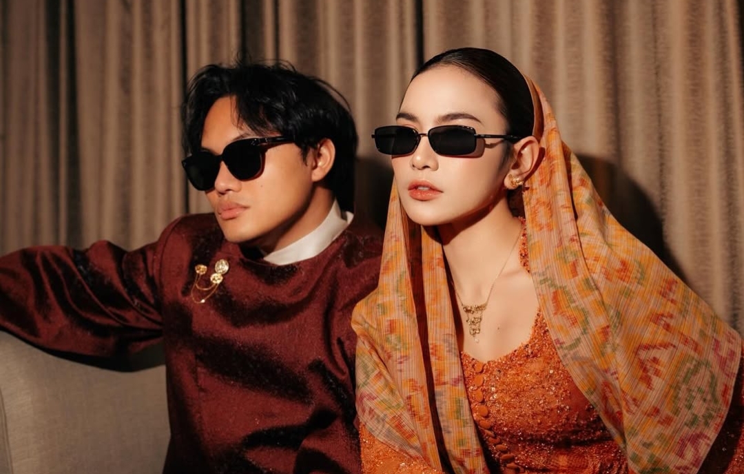 Simbol Cinta Bali-Sunda, Intip Rahasia Kebaya Lebaran Mahalini Rancangan Didiet Maulana