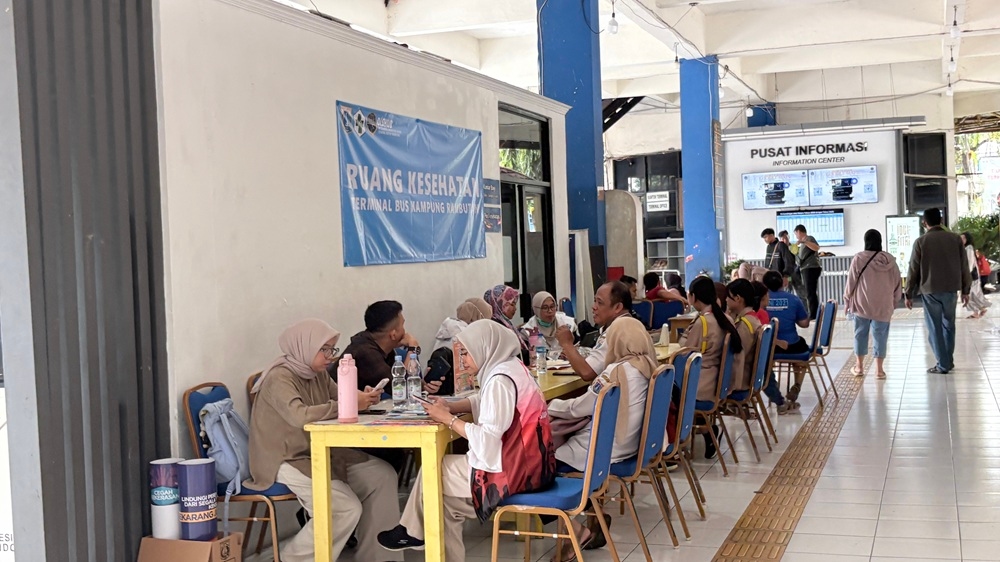 Penumpang Arus Balik Lebaran Bisa Manfaatkan Layanan Kesehatan secara Cuma-cuma di Terminal Kampung Rambutan