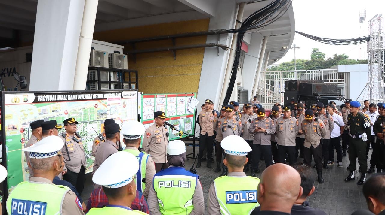 1700 Personel Gabungan Amankan Final Pertandingan Internasional FIFA Series 2026 di GBK