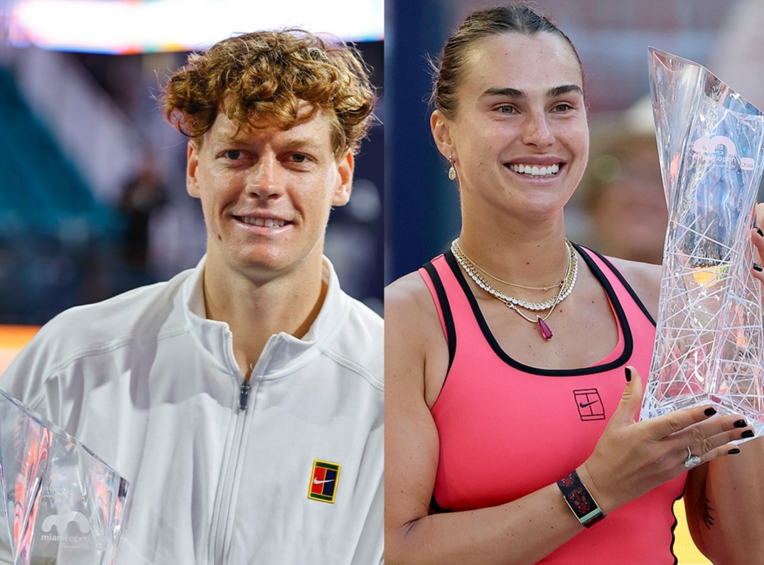 Miami Terbuka: ​Sejarah Terukir, Jannik Sinner dan Aryna Sabalenka Kompak Segel Gelar "Sunshine Double" 2026