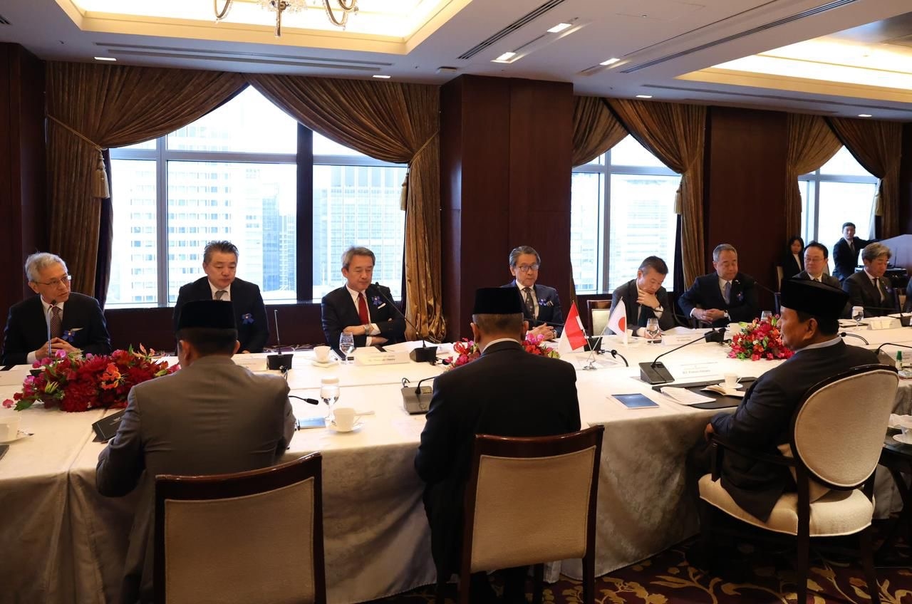 Prabowo Dialog dengan 13 Pimpinan Perusahaan Ternama Jepang, Dorong Perluasan Investasi