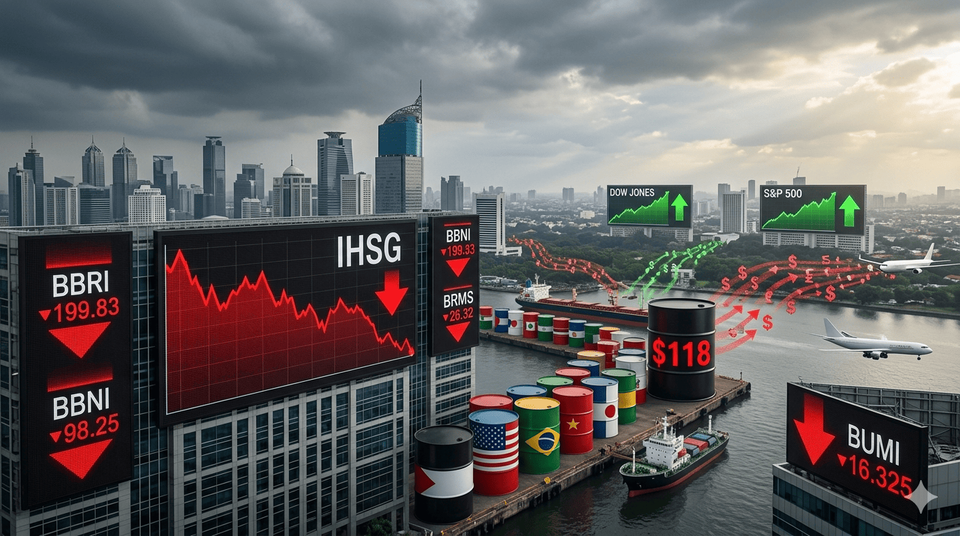IHSG Turun Saat Bursa Global Naik, Ini Penyebab Utamanya