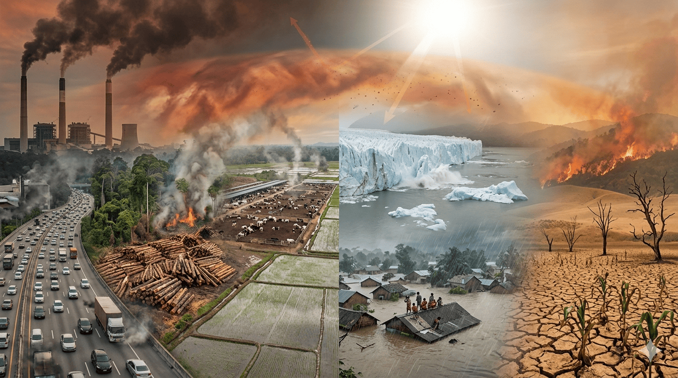 Mengapa Terjadi Pemanasan Global? Ini Penyebab Utama yang Sering Diabaikan