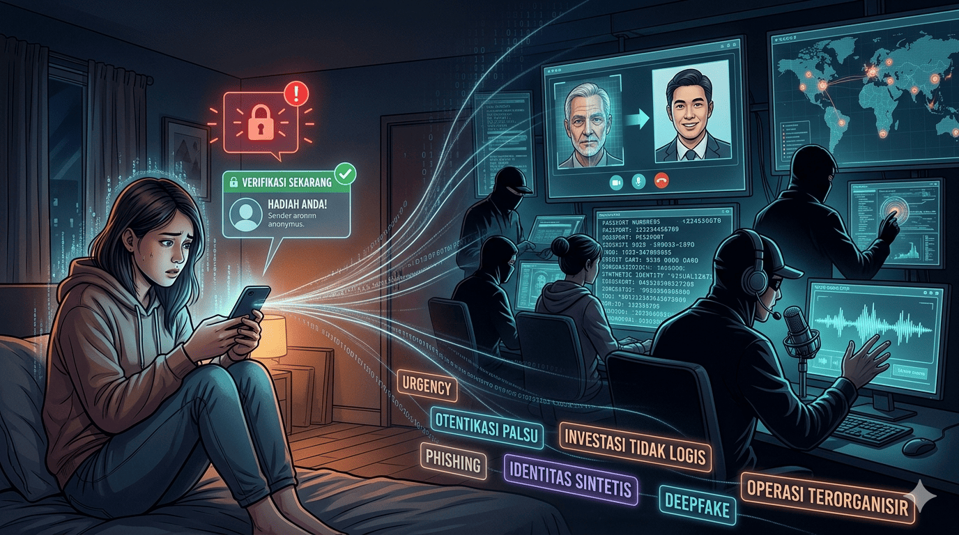 7 Tanda Anda Jadi Target Scam Digital di Era AI, Nomor 3 Paling Sering Terjadi