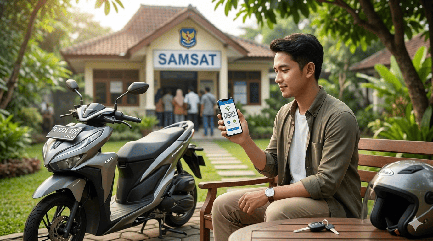 Cara Bayar Pajak Motor Online 2025 Lewat SIGNAL dan SAMSAT, Praktis Tanpa Antre