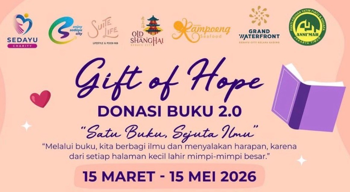 Buku Ubah Masa Depan: Harapan Anak Panti Tumbuh dari Donasi di Sedayu City