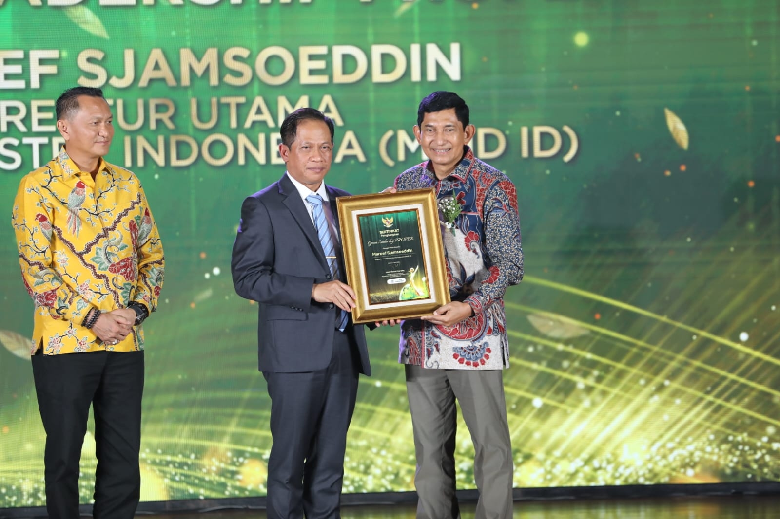 Maroef Sjamsoeddin Raih Green Leadership PROPER 2025, Bukti Komitmen Keberlanjutan MIND ID