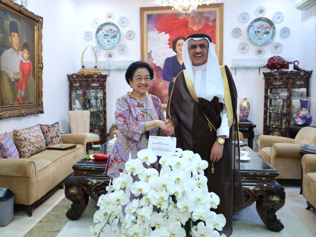 Terima Kunjungan Dubes Arab Saudi, Megawati Diminta Berperan Aktif Dorong Perdamaian di Timur Tengah