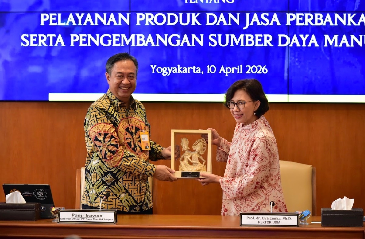 Bank Mandiri Taspen dan UGM Jalin Kerja Sama Strategis Dukung Indonesia Emas