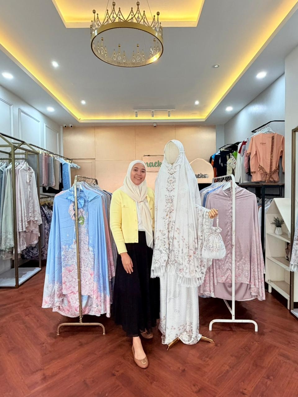 UMKM Naeka Tembus Pasar Global, Mukena Premium Asal Jakarta Naik Kelas Berkat LinkUMKM BRI