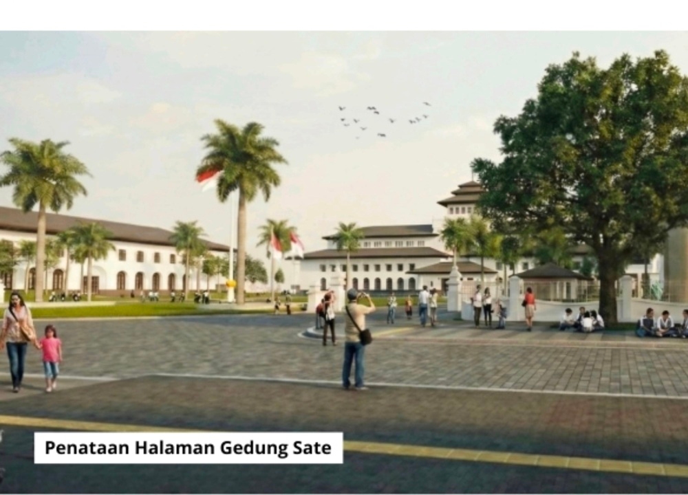 Penataan Halaman Gedung Sate, Dedi Mulyadi Pastikan Aktivitas Warga Lebih Lancar