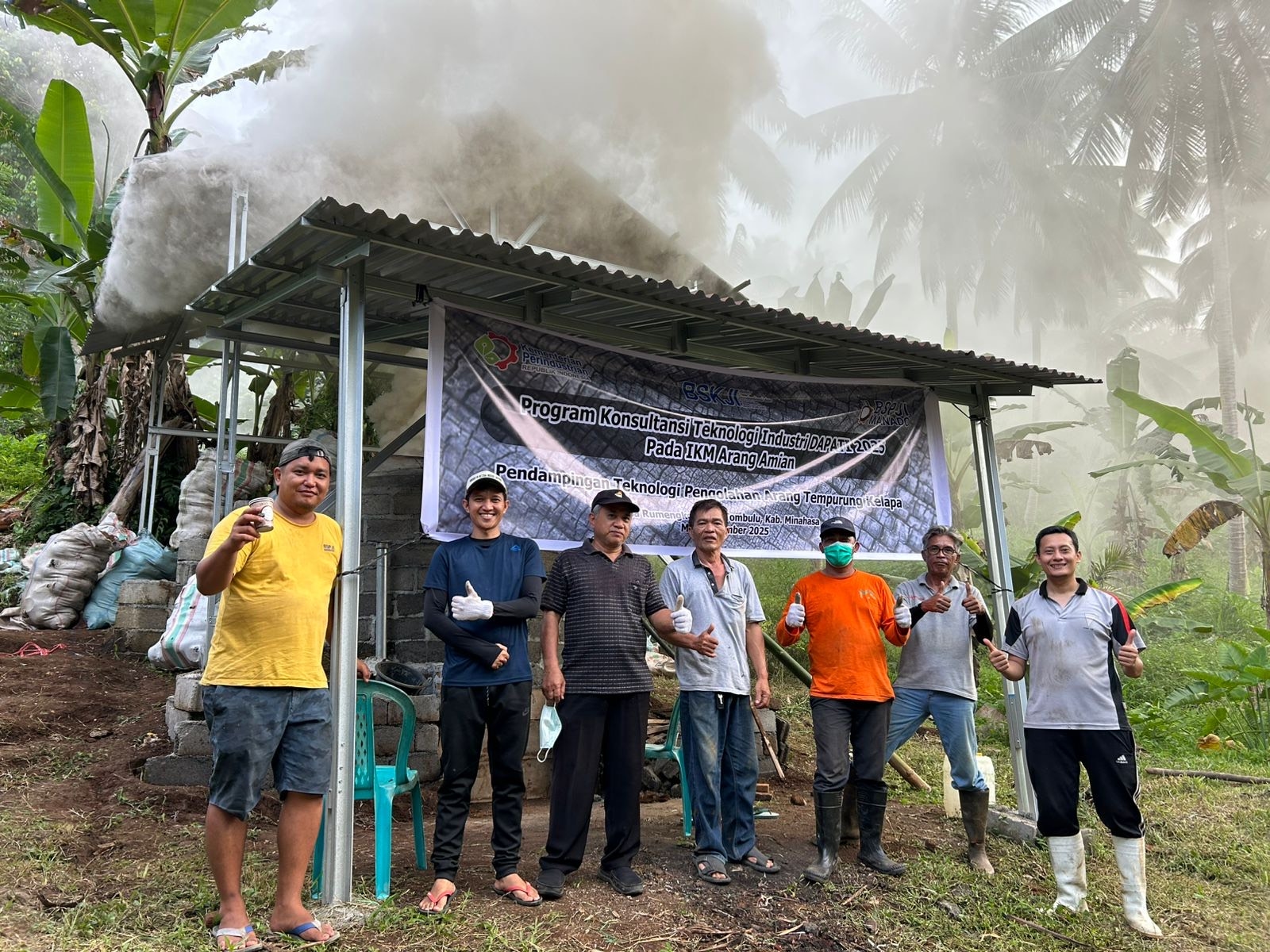 Kemenperin Perkuat Hilirisasi Kelapa Lewat Teknologi Tungku Beehive