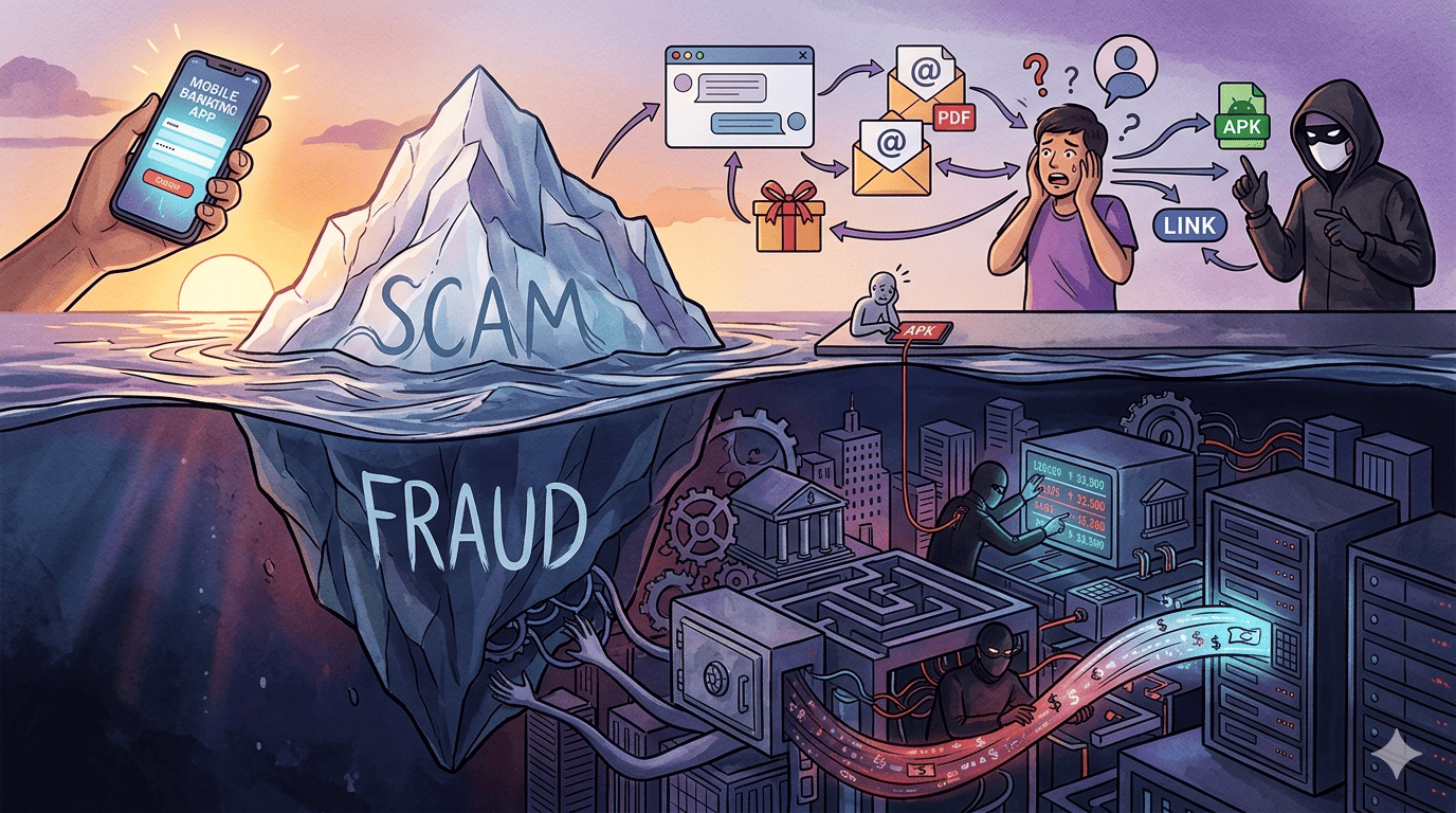 Perbedaan Scam dan Fraud: Memahami Ancaman Digital yang Sering Tidak Terlihat