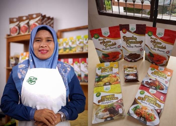 UMKM Wan Alan Tembus Pasar Global, Bumbu Instan Tanpa MSG Asal Padang Panjang Sukses Berkat LinkUMKM BRI