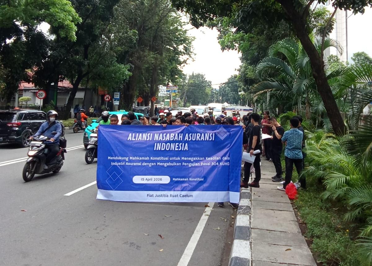 Aliansi Nasabah Asuransi Geruduk MK Tuntut Kepastian Hukum Kasus Klaim
