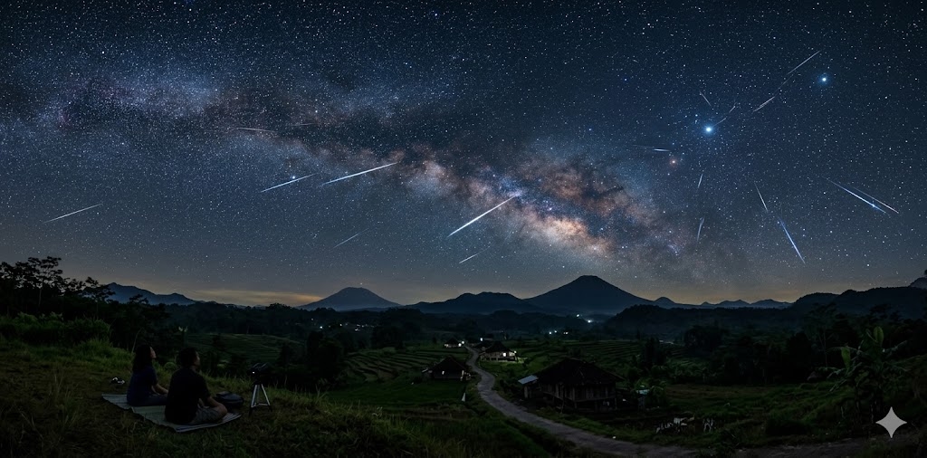 Hujan Meteor Lyrid Puncaki Langit Indonesia Malam Ini, Catat Jam dan Cara Melihatnya!