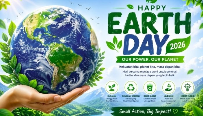 30+ Ucapan Selamat Hari Bumi 2026 yang Inspiratif, Penuh Pesan Peduli Lingkungan
