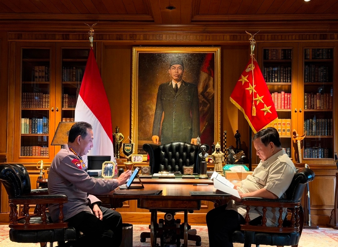 Prabowo Panggil Kapolri ke Hambalang, Ini yang Dibahas