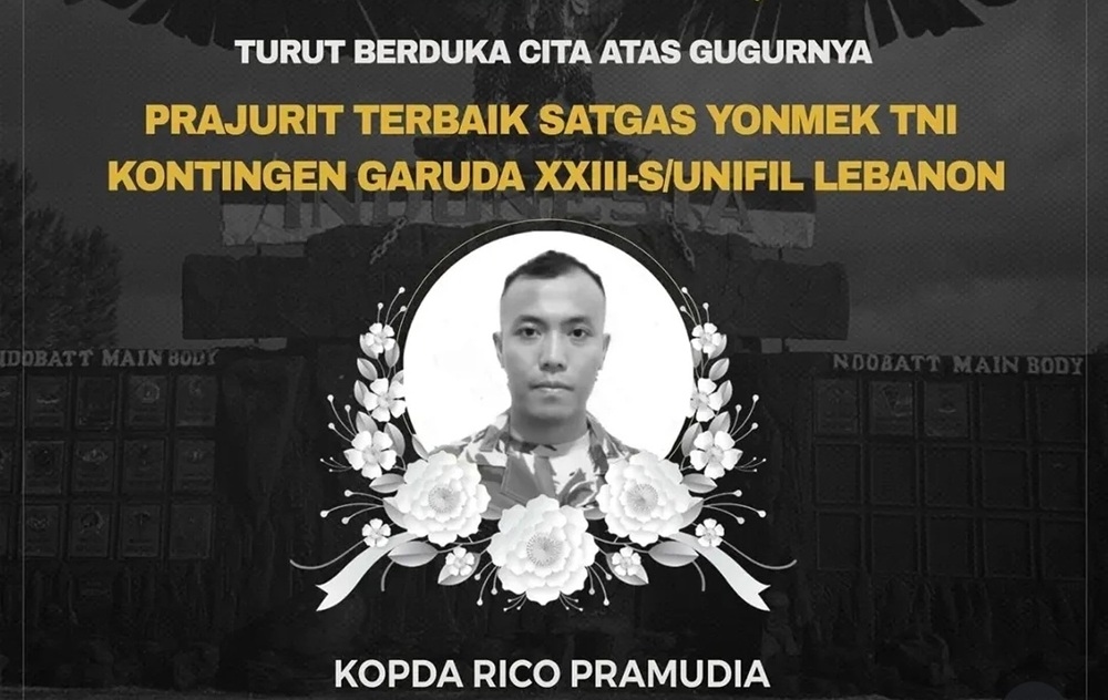 Pemerintah Berduka Atas Kembali Gugurnya Personel TNI di Lebanon, Beri Penghormatan Setinggi-tingginya