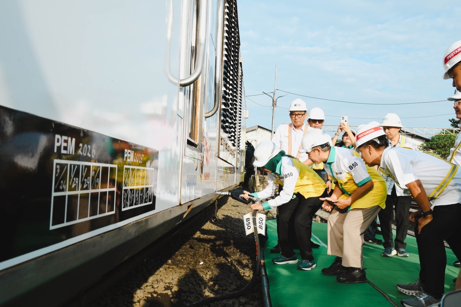 Uji Coba B50 di Kereta Dimulai, Target Implementasi Juli 2026