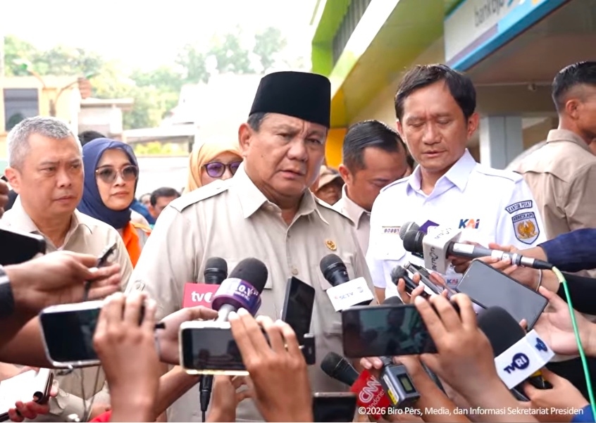 Masih Ada Ribuan Perlintasan Kereta Sebidang di Jawa, Prabowo: Kita Selesaikan Semua Itu