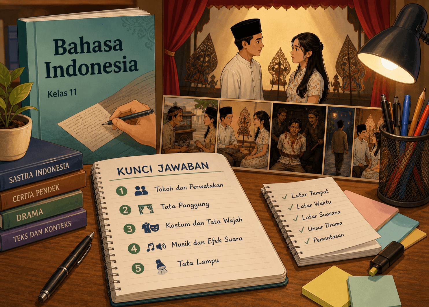 Kunci Jawaban Bahasa Indonesia Kelas 11 Halaman 146 Kurikulum Merdeka: Cerpen Wayang Potehi!