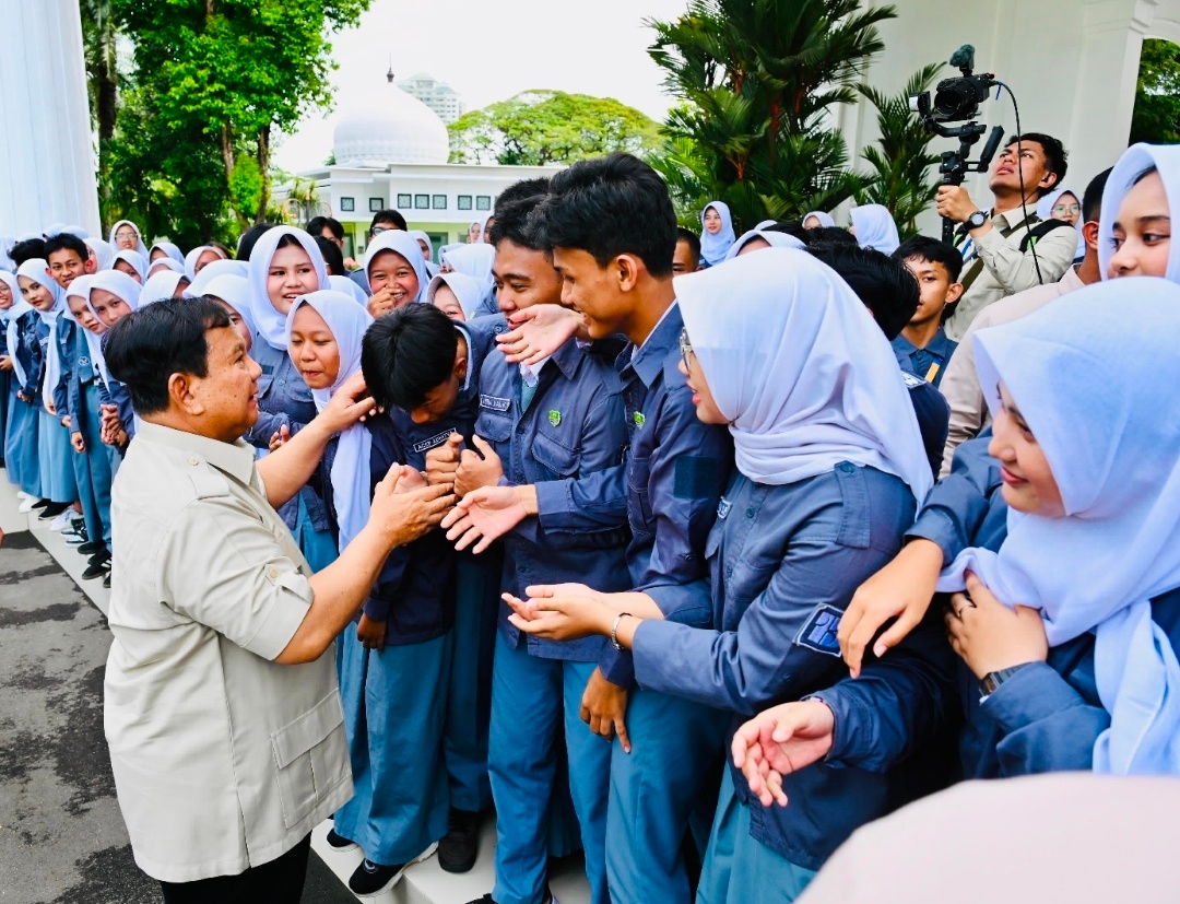 Bertemu Langsung dengan Prabowo, Ratusan Pelajar Jabar Rasakan Pengalaman Berkesan di Istana