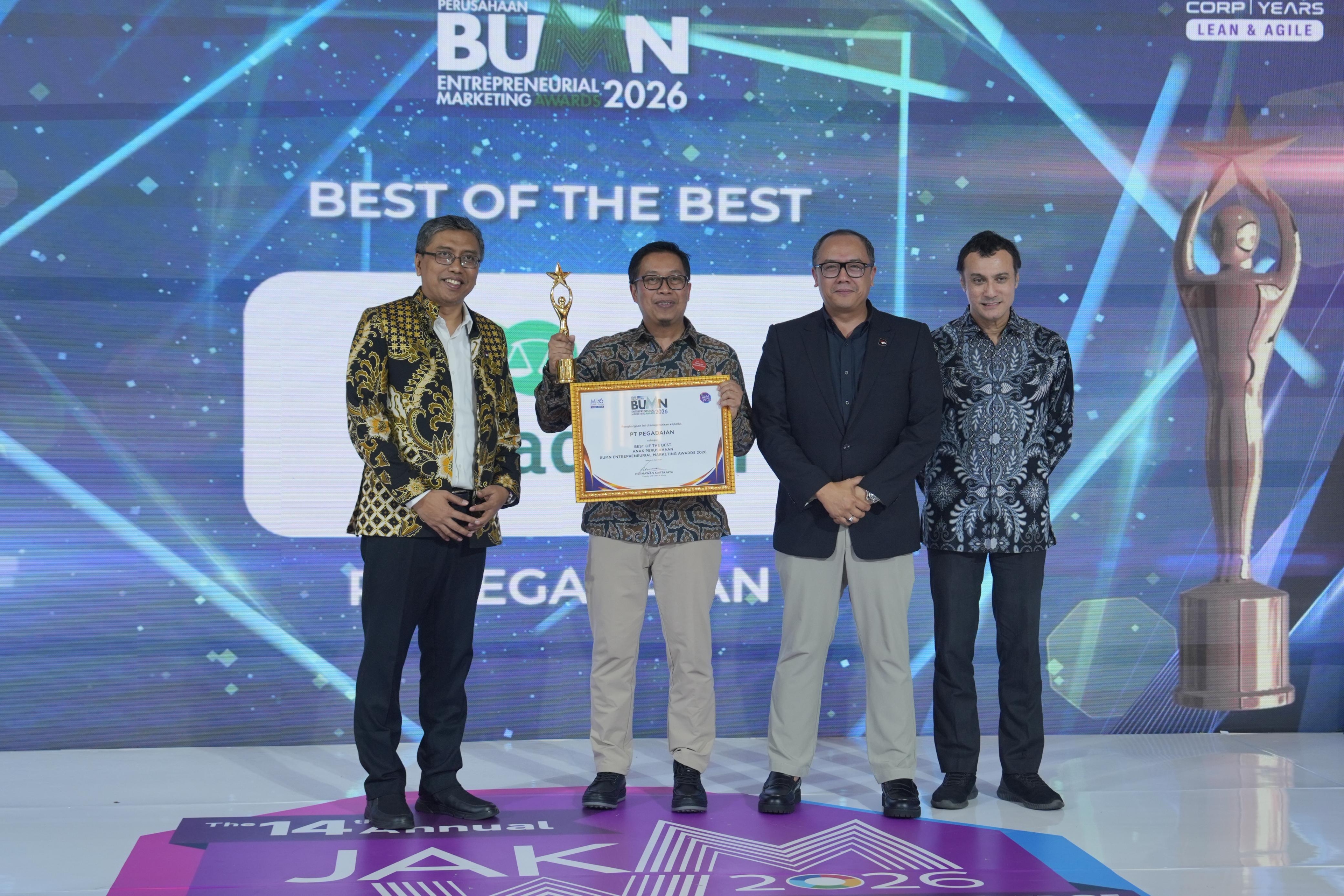 Pegadaian Raih Best of the Best di BEMA 2026