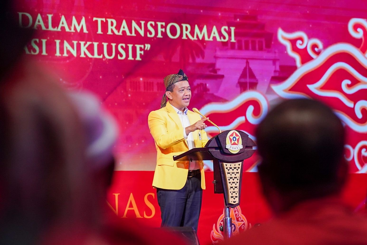 Bahlil Minta SOKSI Jadi Ujung Tombak Dapur Pengkaderan Partai Golkar