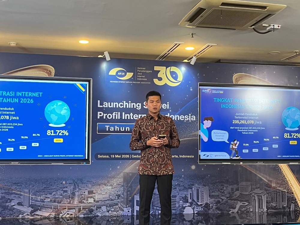 APJII Luncurkan Hasil Survei Profil Internet Indonesia Tahun 2026, Tingkat Penetrasi Mencapai 81,7 Persen
